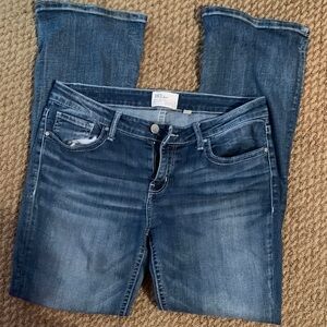 BKE Women's Dark Blue Boot Cut Jeans